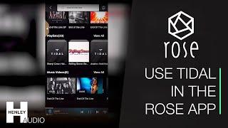 Hi-Fi Rose | Using Tidal in the Rose App