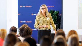 Keynote Speaker Connie Hallquist Talks “Reinvention” at the 2022 Darden Women in Leadership Summit