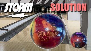 Storm Solution Bowling Ball Test 40ft House Pattern