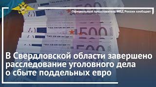 Ирина Волк: В Свердловской области завершено расследование уголовного дела о сбыте поддельных евро