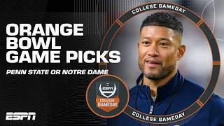 Orange Bowl GAME PICKS  Penn State or Notre Dame? | College GameDay