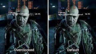 Overclocked vs default configuration on Intel core i5 3570k with GTX 980ti OLD CPU TESTING