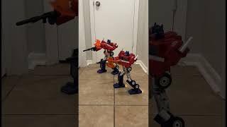 Dual Optimus Prime losing chill #transformers #optimusprime #shorts #robot #no #chill #cool #funny