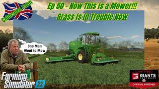 Ep 50 That's a Proper Mower! | FS22 Calmsden Farm Let's Play | Farming Simulator 22 | LS22