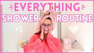 my everything shower routine (skincare and haircare routine)