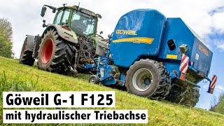 Göweil G-1 F125 Rundballenpresse mit Triebachse bei Familie Maierhofer | I farm it my way