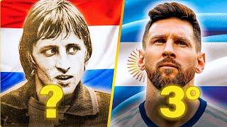  Top 10 MEJORES jugadores de la historia del Fútbol 