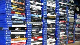 Biggest PS4 Video Game Collection (Over 250+ Games) #TBT