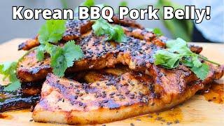 Korean BBQ Pork Belly | 31 Days of BBQ