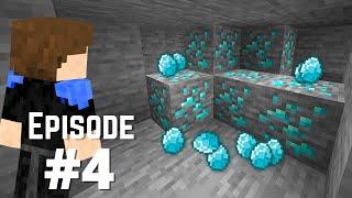 Getting Full Diamond Armor As Fast As Possible: Minecraft Lets Play Episode #4