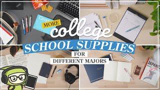 School Supplies for College Majors - Computer Science, Healthcare, Music, and More! 