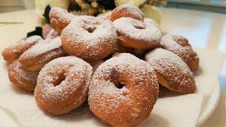 Super Fluffy, Light  Donuts without Yeast, Eggs and Oven | Easy Donuts Recipe