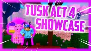 *NEW* TUSK ACT 4 SHOWCASE! JOJO BLOX | JOJOBLOX SHOWCASING TUSK FINAL FORM