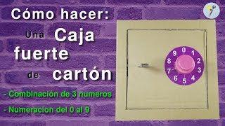 Cómo hacer una caja fuerte de cartón