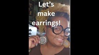 Make your own pair of earrings! Earring tutorial #diyearrings #chevyjean