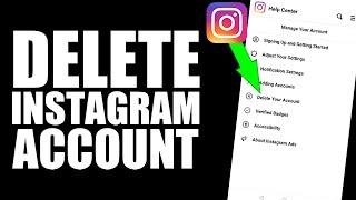 How to Delete Instagram Account Permanently | Delete Instagram Account Tutorial (2022)