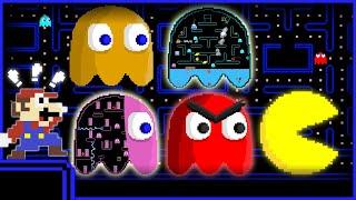 Mario Bros. Giant PAC-MAN Maze Mayhem!!【Mario Cartoon Animation】