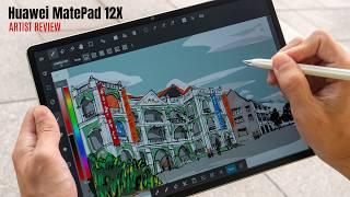 Huawei MatePad 12X (2024) artist review: Excellent pen performance