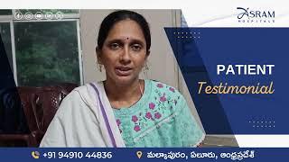 PCOD & PCOS Treatment | Sudharani's Recovery Journey | Patient Testimonial @ASRAM Hospitals, Eluru