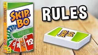 how to play SKIP BO card game (official rules and gameplay) |  SPIELREGELN TV Mattel Games