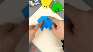 @mutahirkhan4070 origami running frog game #origami #froggame #viral #subscribe #4k #amazing