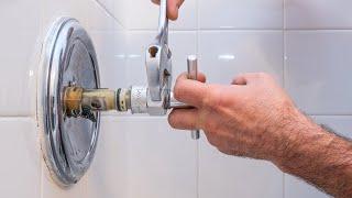 Stuck Moen Shower Cartridge Removal and New Installation