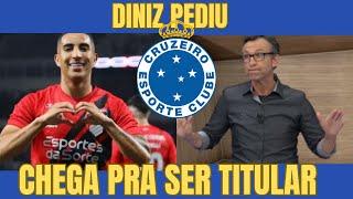 DINIZ PEDIU! PEDRINHO AGIU RÁPIDO! ULTIMAS NOTÍCIAS DO CRUZEIRO