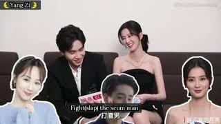 [Eng Sub] Qiao Xin chooses Yang Zi when asked to assign a role for herself, Hu Yitian & YZ in a play