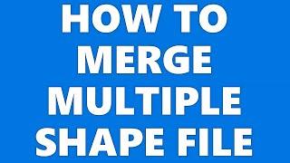 #ArcGIS#How to Merge Multiple Shape(.shp) File#Gepprocessing