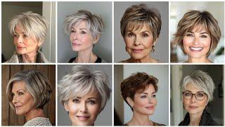 Gorgeous Woman Short Bob pixie Haircut|Short Undercut Haircut long to short Layered Haircut 2024!