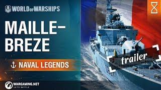 French Destroyer Maillé-Brézé Trailer