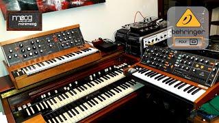 One Man Band - Moog & Boog Improvisation @behringer @Gorangrooves @Tonewheeldude @drumtecTV