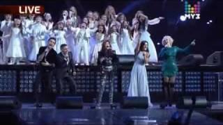 Премия МУЗ-ТВ 2010 - Earth Song- La Toya Jackson, Дима Билан и др..avi