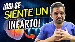 ¡Te lo EXPLICO! Así son los SINTOMAS de un INFARTO. Paso a PASO 