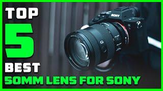 Best 50mm Lens for Sony in 2023 - Top 5 Review | Sony E Mount with Tiffen CPL Filter & Camera Bag