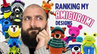 RANKING my AMIGURUMI designs BEST and WORST designs of 2024 - knotty bear crochet