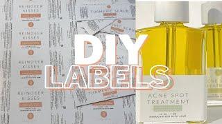 DIY HIGH QUALITY Product Labels ! - Oil and Water Proof Labels VERY EASY