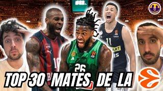 ¡REACCIONANDO a los 30 MEJORES MATES de los ÚLTIMOS AÑOS en la EUROLIGA! | 2 Colegas