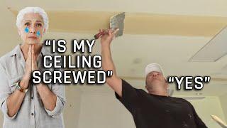 How to Repair Hollow Joints in Drywall Ceiling Like New