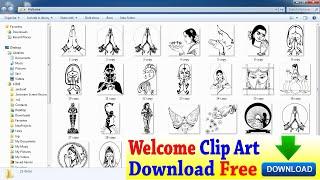 How to Download ClipArt In PNG File || Welcome ClipArt कैसे Download करे | ClipArt IN PNG