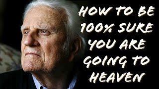 How to Be 100% Sure You are Going to Heaven | #BillyGraham #Shorts