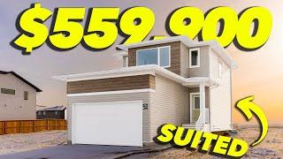 TOUR a Brand New $559,900 High End SUITED HOME in LETHBRIDGE Alberta - Revenue Potential