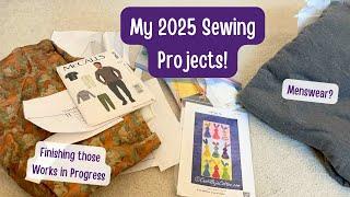 2025 Sewing Projects! | New Patterns to Try in 2025 | Sewing Goals for the New Year | Sewing Ideas