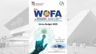 Day-2: WOFA 2025 | Delhi - P16: Panel Discussion: Union Budget 2025 Insights - 01st Feb,2025