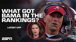 Heather Dinich: 'EVERYONE COULD BE MAD!' ️ CFP rankings REACTIONS w/ Alabama IN  | SportsCenter