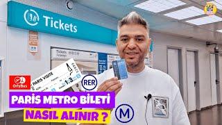 PARİS'TE UCUZ ULAŞIM; PARANIZI BOŞA HARCAMAYIN ! PARİS'TE METRO BİLETİ NASIL ALINIR ?