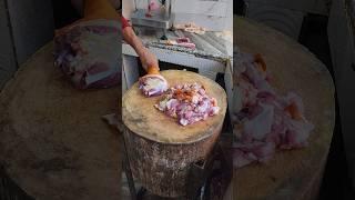 Mutton shoulder cutting #muttonnepal #goatmutton #lambmeat