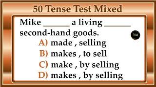 Can you pass the English level test? | 50 Questions | Grammar Tenses Quiz | No.1 Quality English