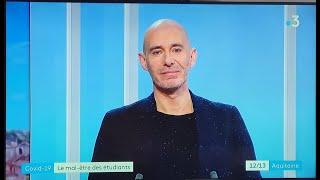 Etudiants et confinement - Journal France 3 Janvier 2020 avec Greg Décamps