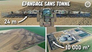 Epandage sans tonne en 24 M | 2 brasseurs | 3 camions | TRAMSPREAD